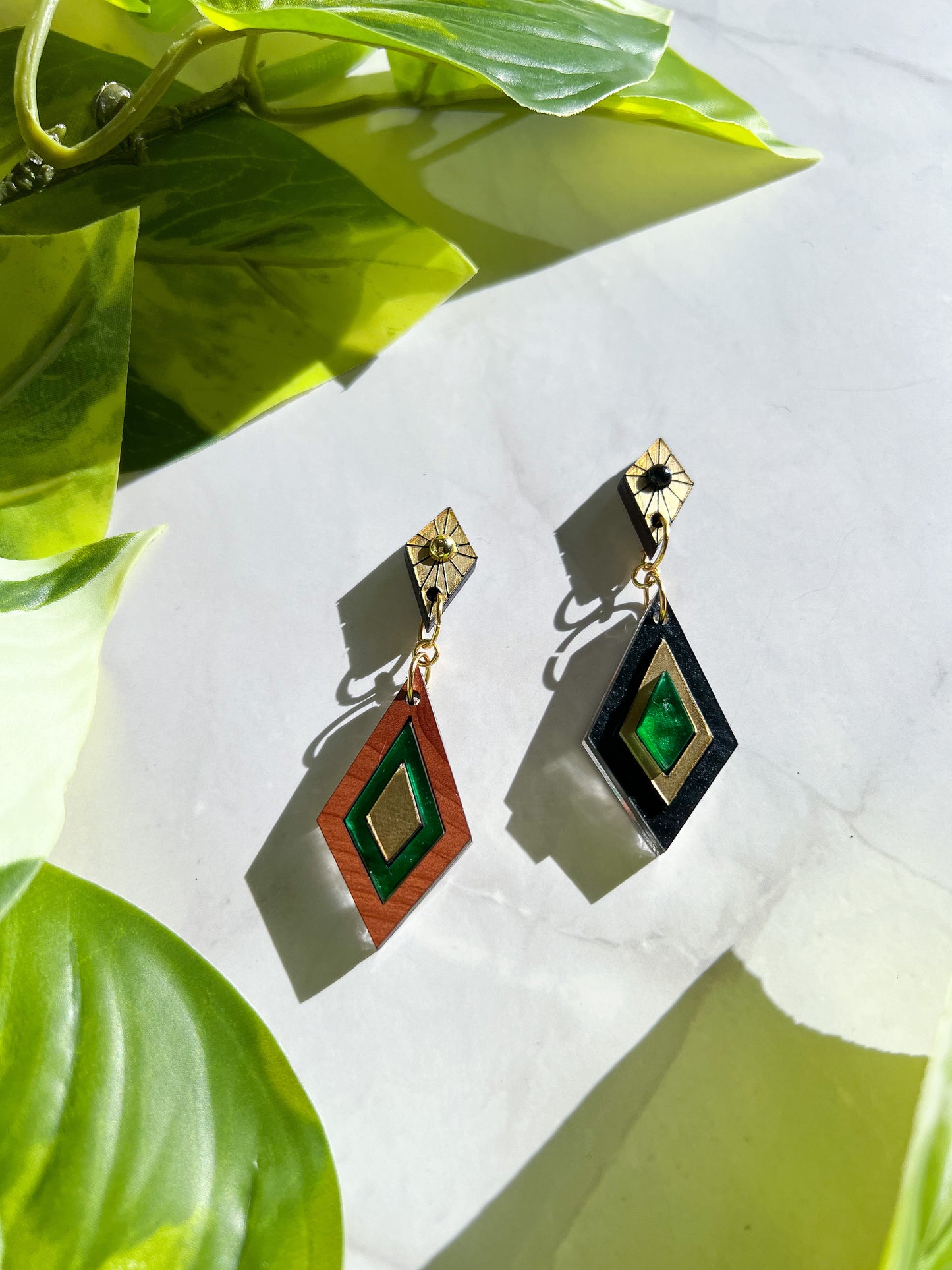 Avant-Garde Kite Earrings