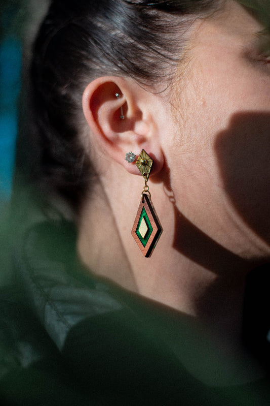 Avant-Garde Kite Earrings