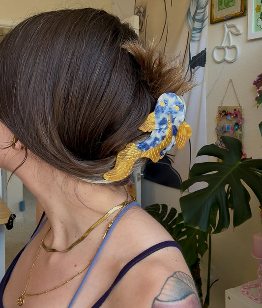 Koi Fish Hair Claw (ready to ship)