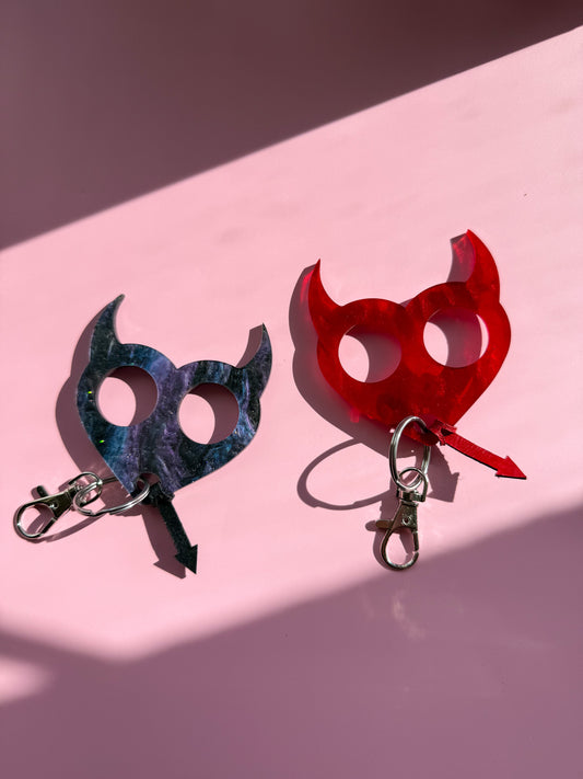 Devil Heart Keychain