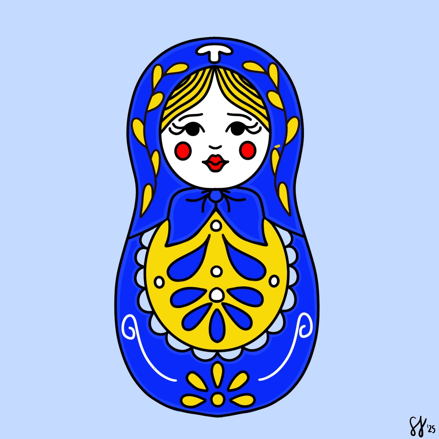 Nesting Doll Print