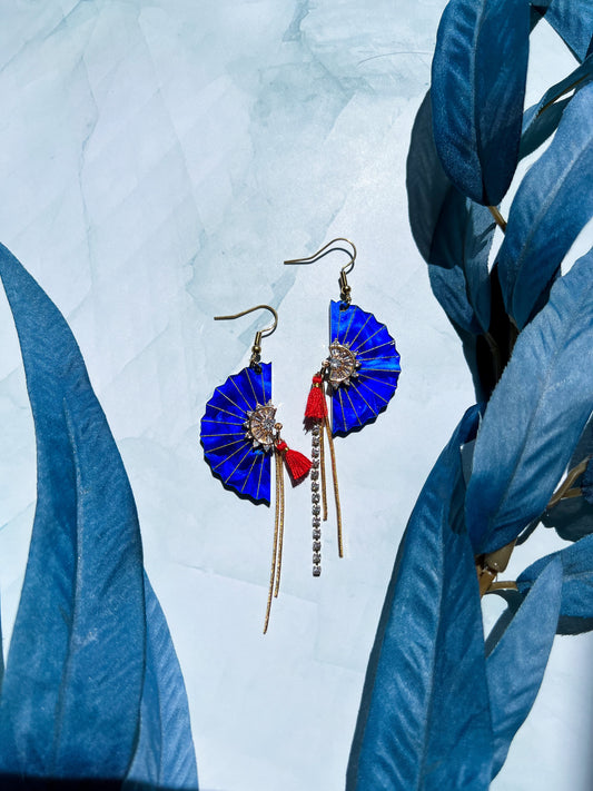 Folding Fan Earrings
