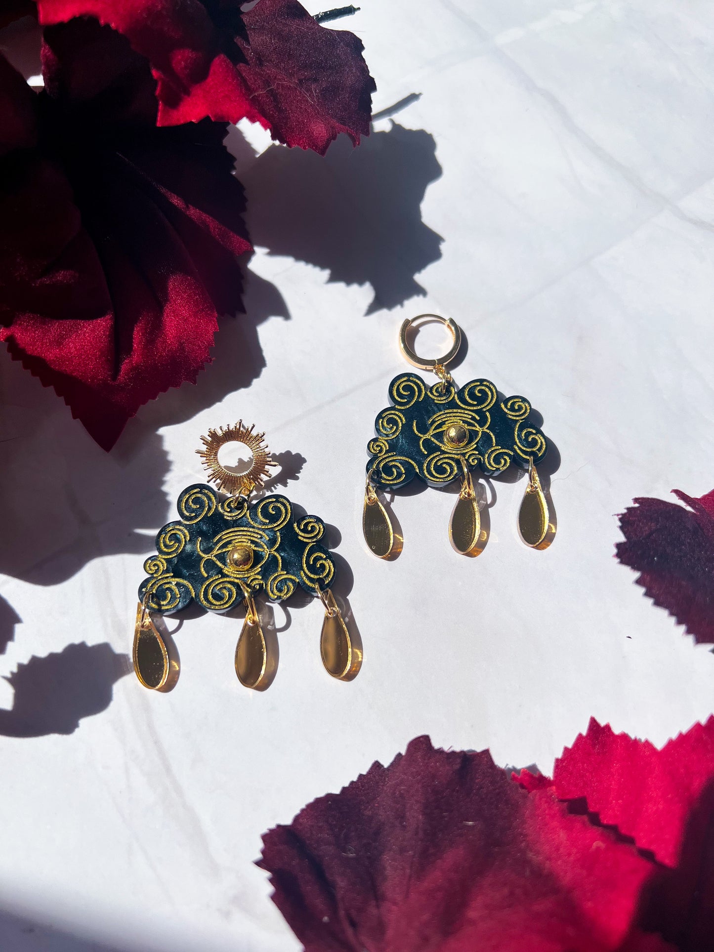 Cloudy Eye Earrings