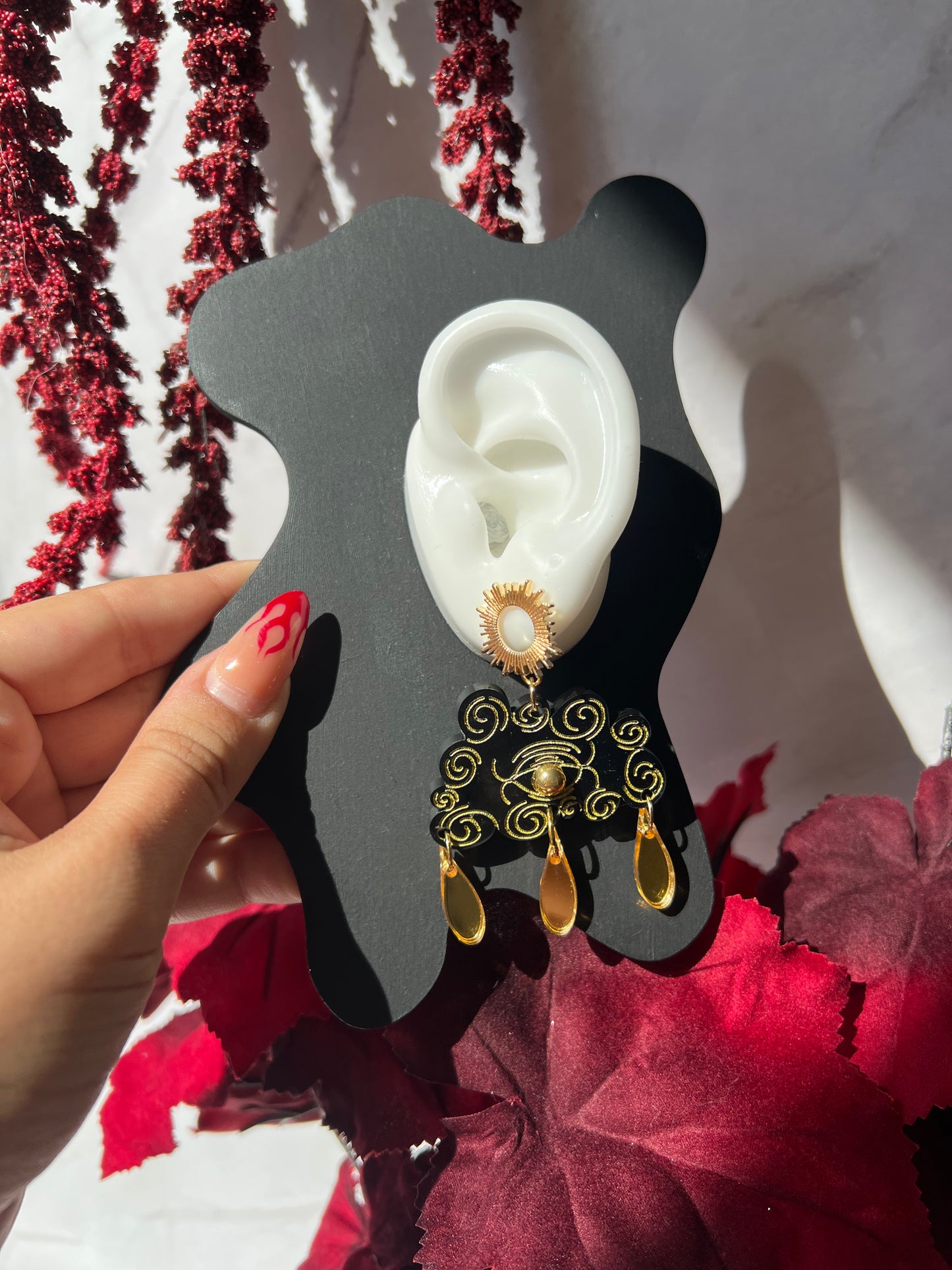 Cloudy Eye Earrings