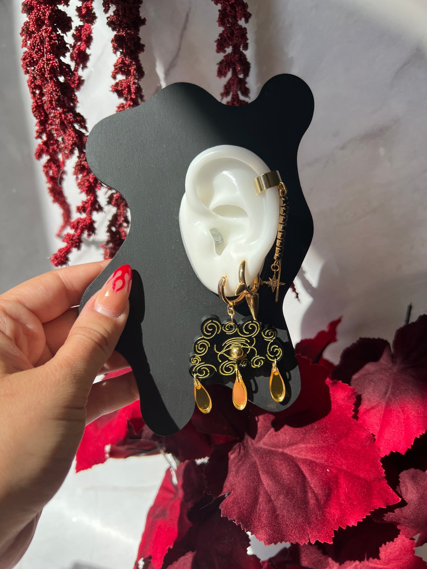 Cloudy Eye Earrings