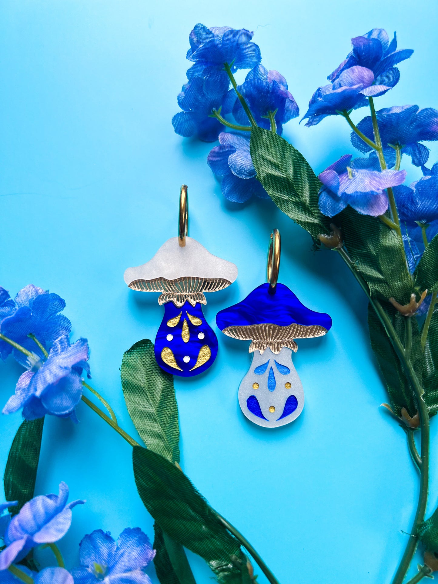 Mushroom Earring (SOLD AS SINGLES)
