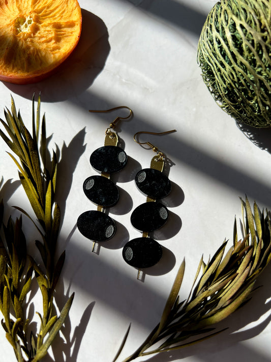 Olives on Toothpick Earrings