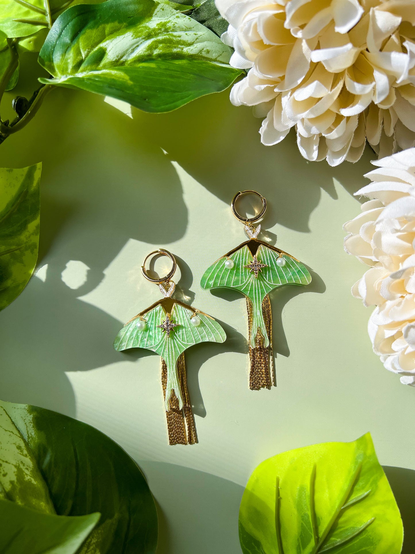 Luna Moth Earrings