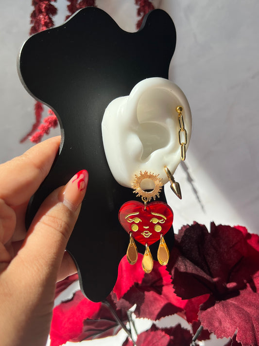 Crying Heart Earrings