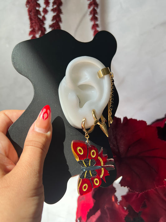 Tattoo Butterfly Earrings