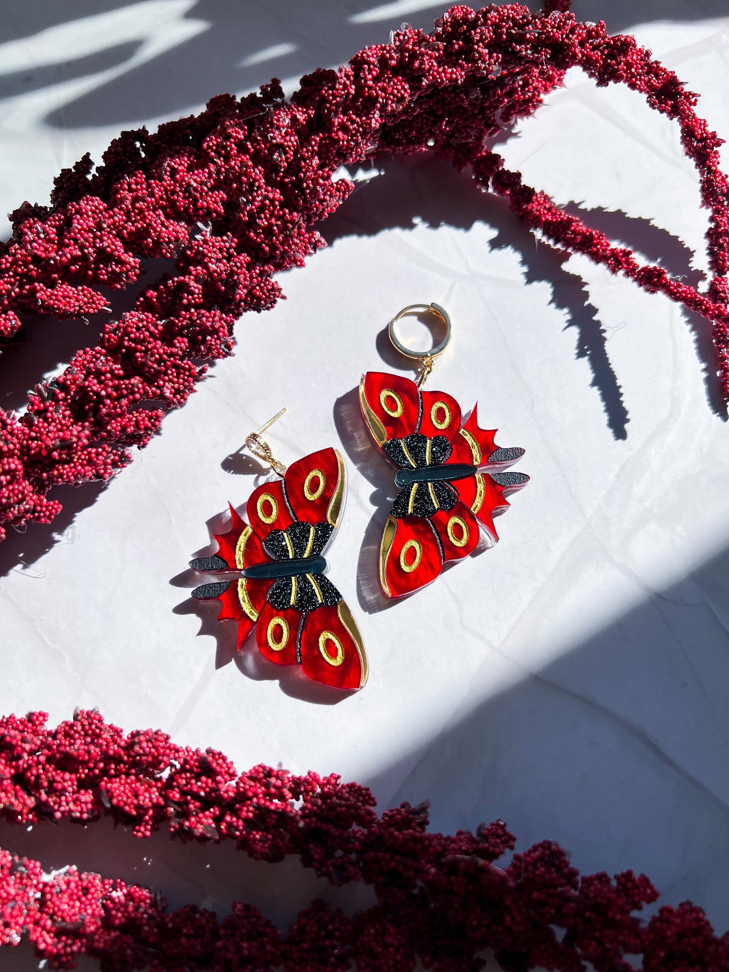 Tattoo Butterfly Earrings