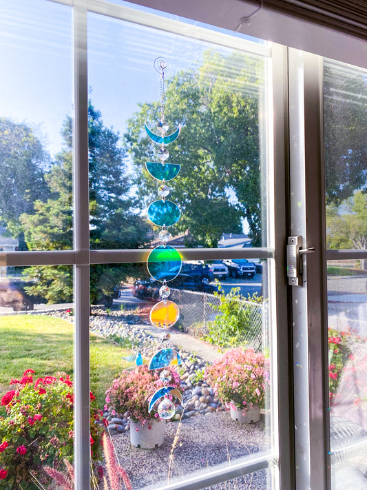 Moon Phase Sun Catcher (medium sized)