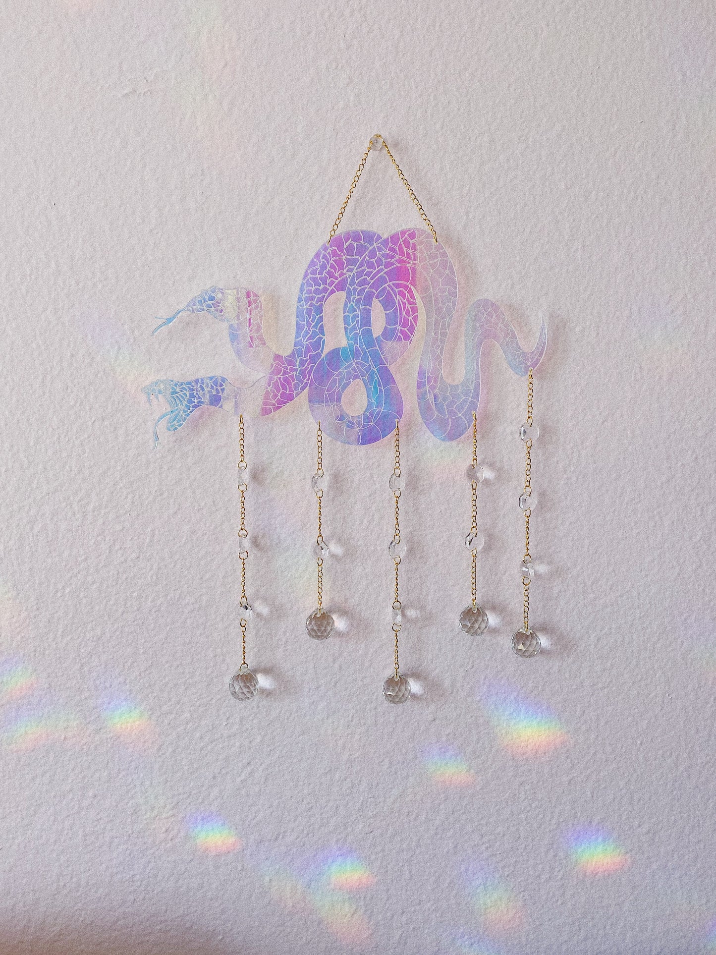 Gemini Snake Sun Catcher