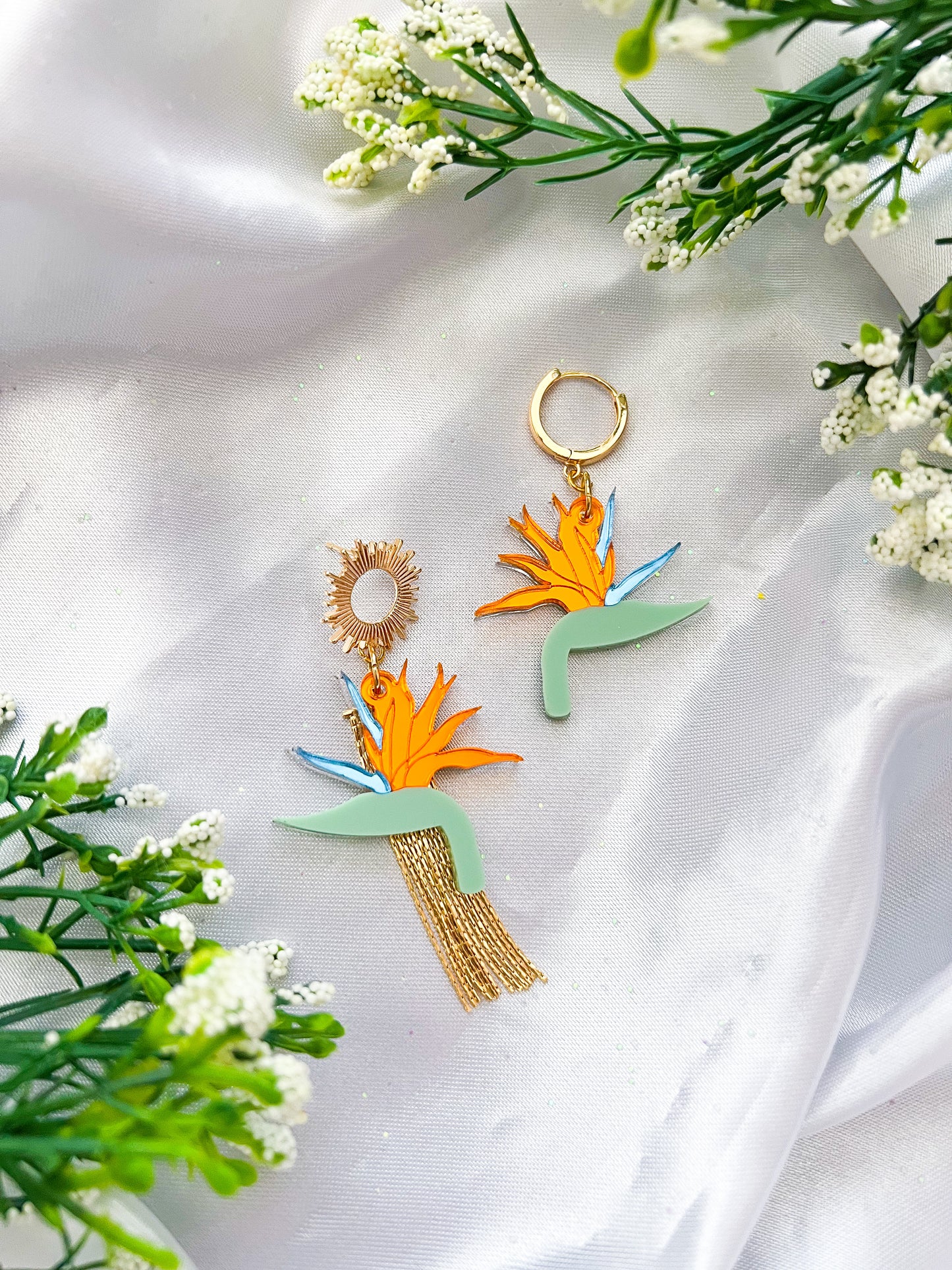 Birds of Paradise Earrings