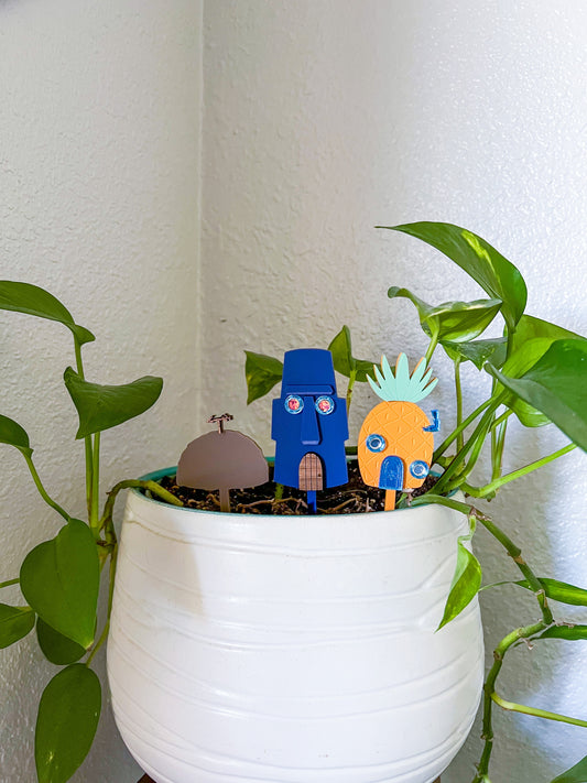 Bob & Friends House Plant Stakes