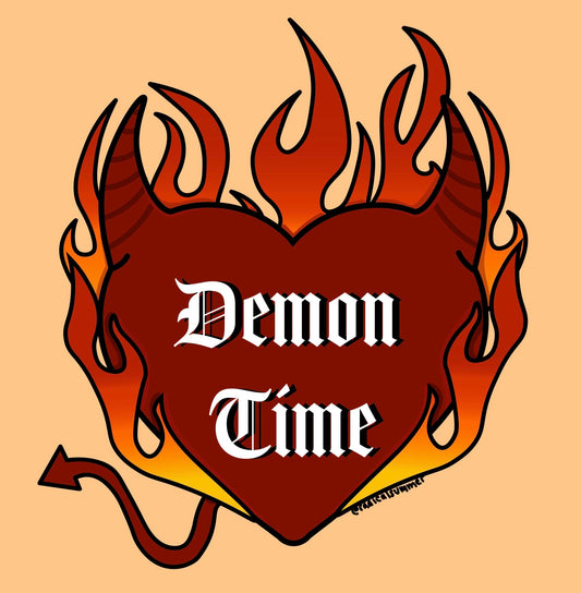 Demon Time Sticker