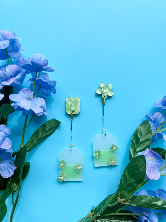 Tea Bag Earrings