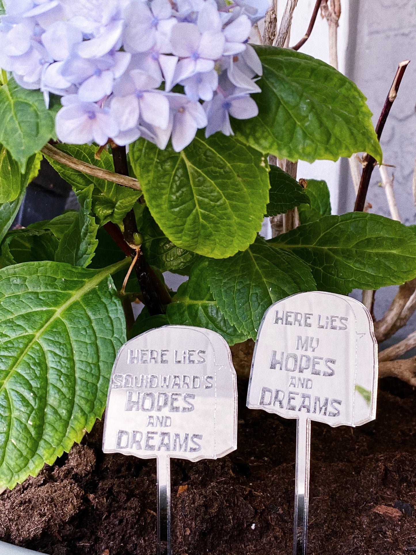 Squidward’s Tombstone Plant Stakes