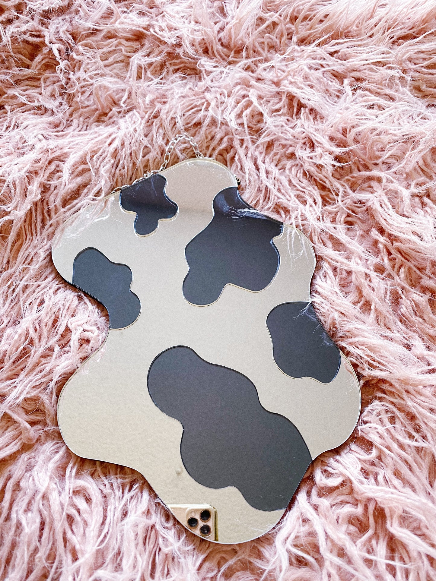 Cow Print Mirror