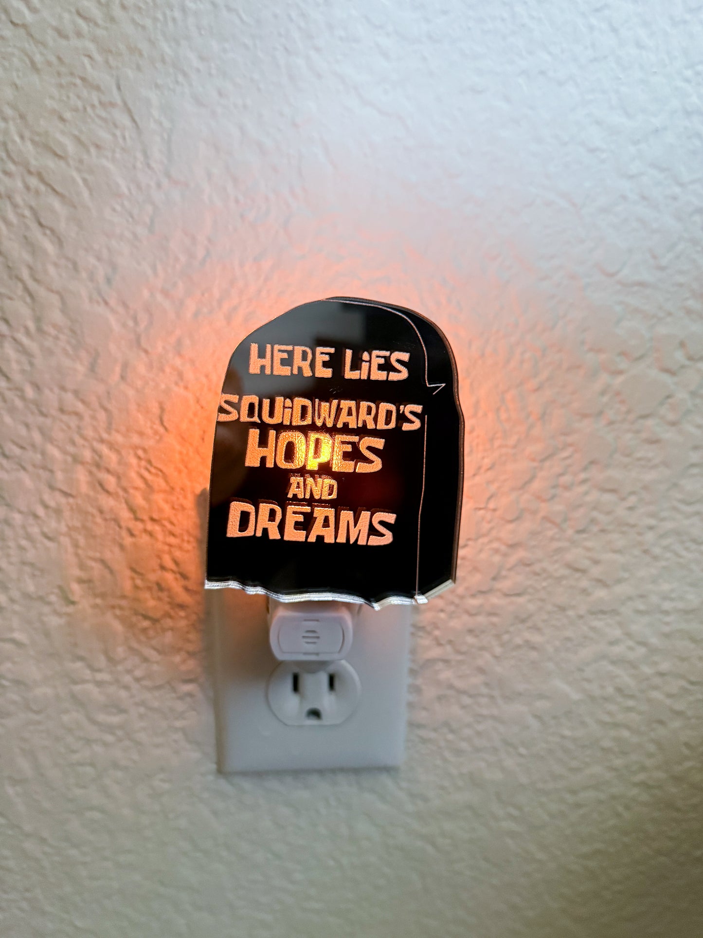 Squidward’s Tombstone Night Light