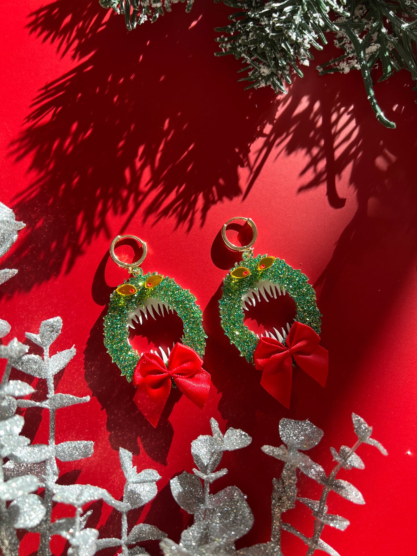 Monster Wreath Earrings