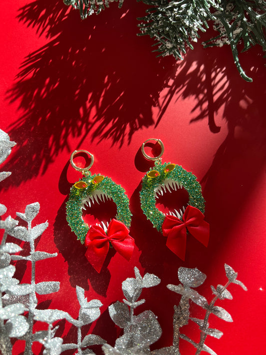 Monster Wreath Earrings