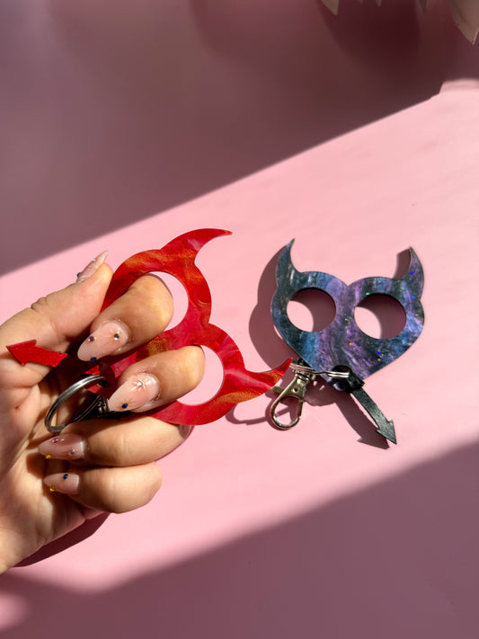 Devil Heart Keychain